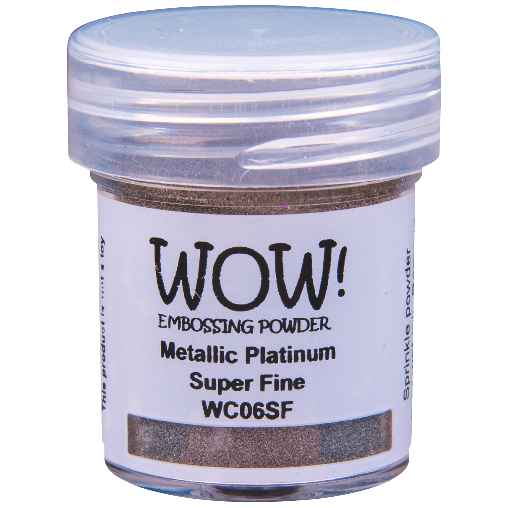Super Fine Metallic Platinum Embossing Powder