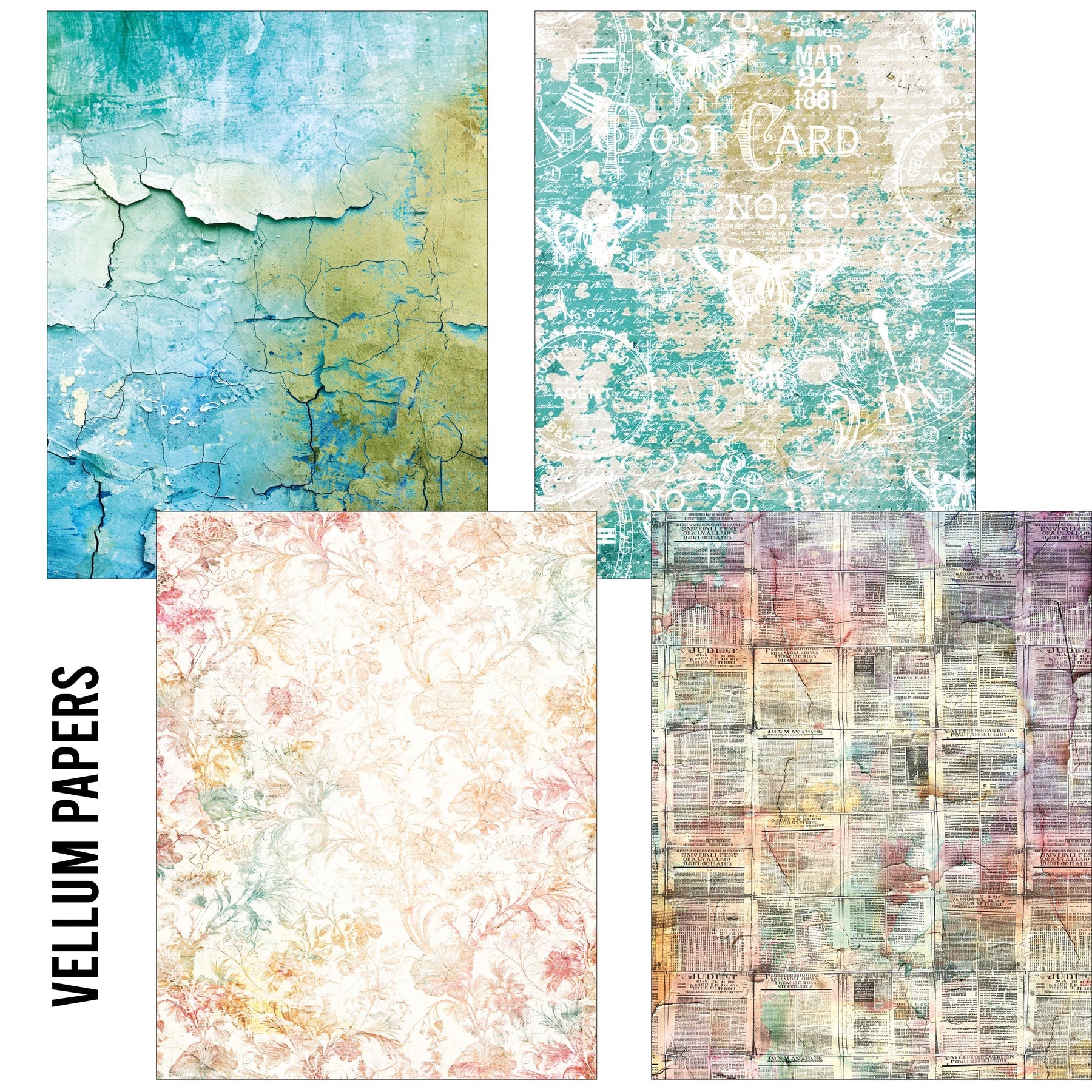The Sound of Spring Mixed A5 Tissue & Vellum Craftmix
