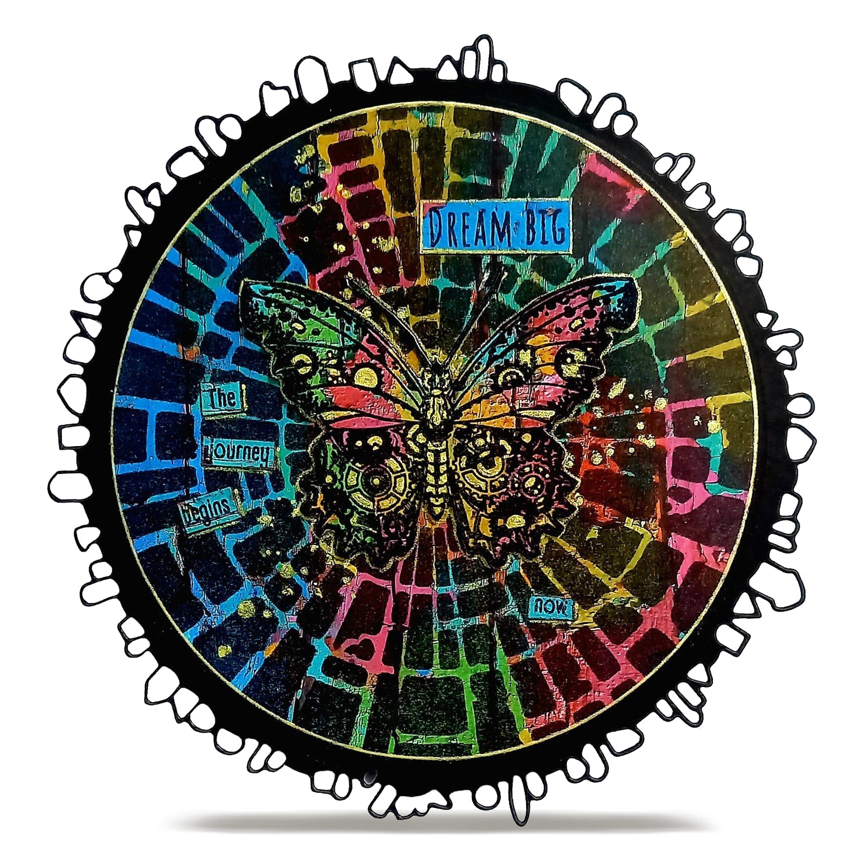 Quantum Wheel 6x6 Stencil No. 263