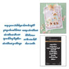 Christmas Blush Sentiments Press & Foil Plate + Die Set | Frank Garcia
