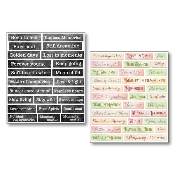 Lost in Time Sticker Set