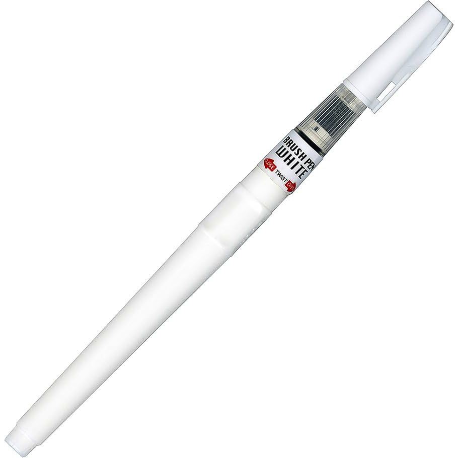White Zig Cartoonist Brush Pens