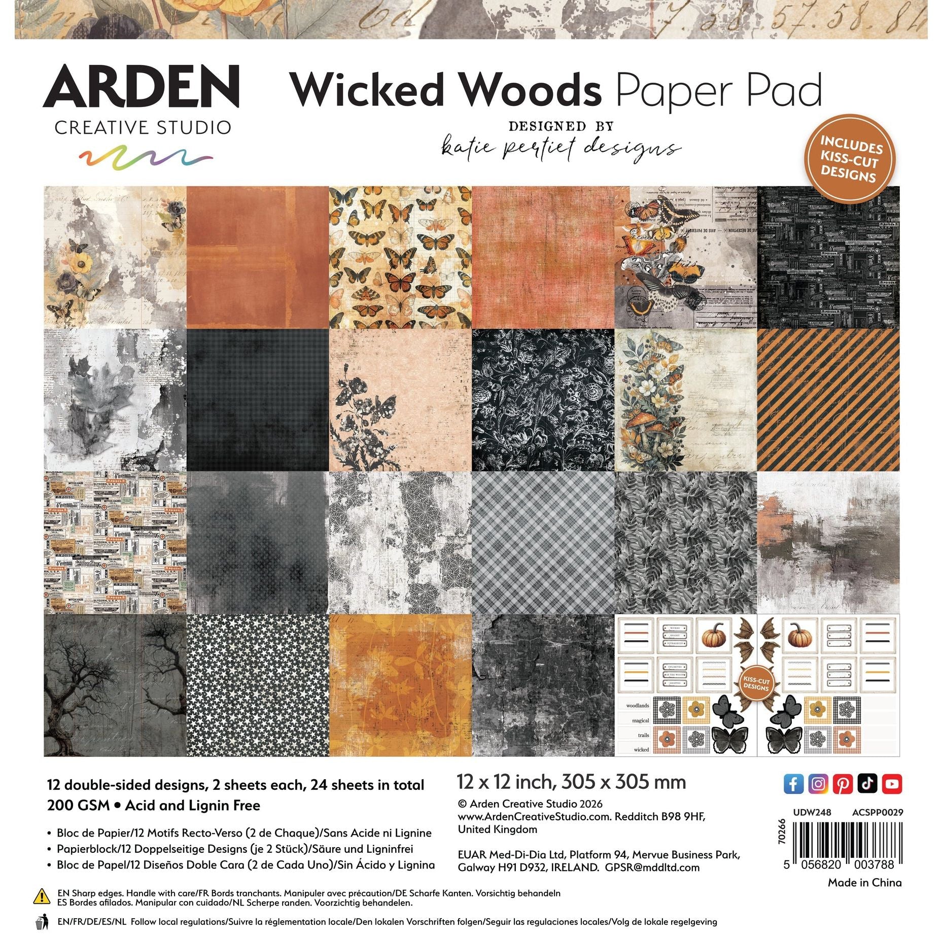 Wicked Woods 12x12 Paper Pad