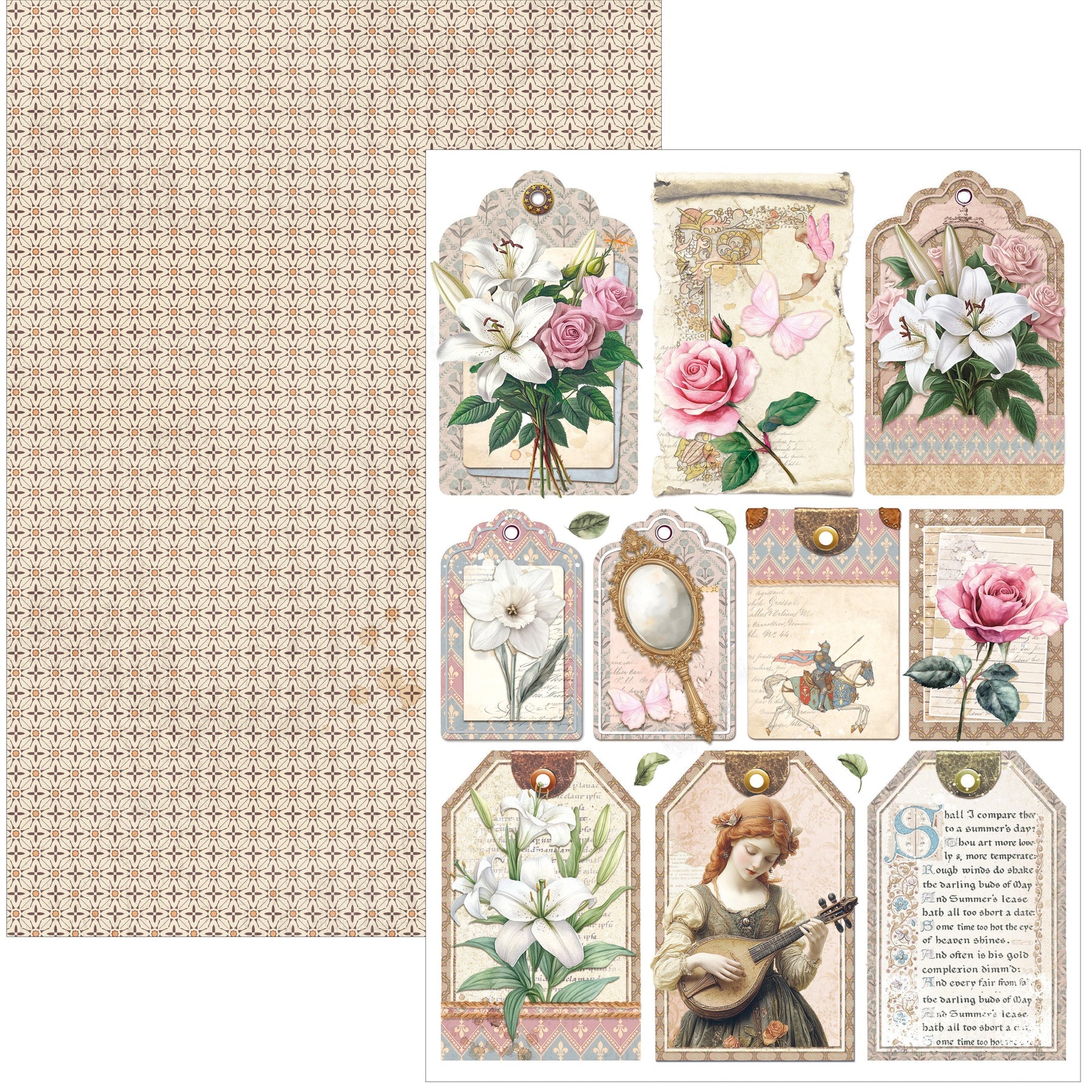 Courtly Love A4 Creative Pad