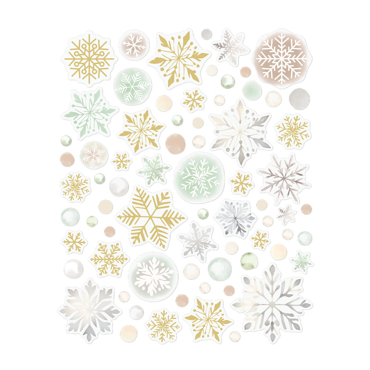 Sleigh Bells Ring Glisten Stickers