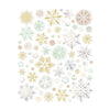 Sleigh Bells Ring Glisten Stickers