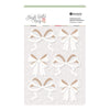 Sleigh Bells Ring Bows Dimensional Acetate Stickers