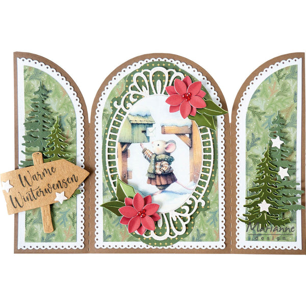 Trifold Card Base Die Set | Creatables