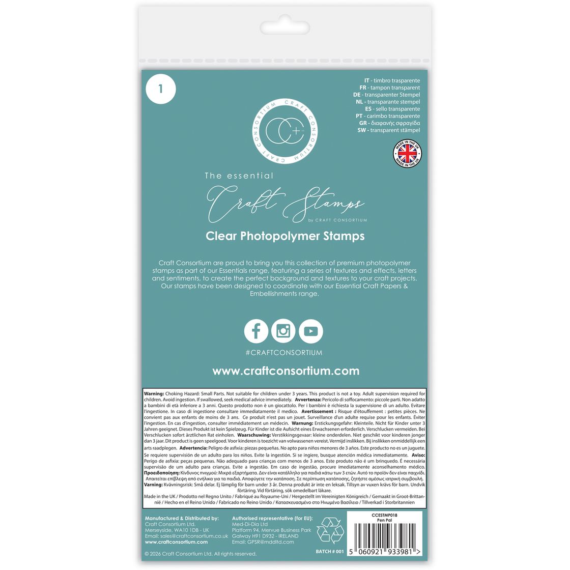 Pen Pal A6 Stamp Set