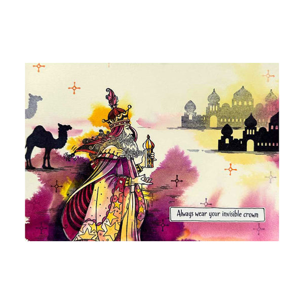 Aurelius Christmas King Clear Stamp Set