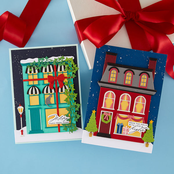Holiday Hugs Sentiments Press & Foil Plate + Die Set | Yana Smakula