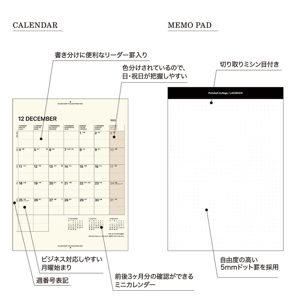 Laconic A5 Fieldpad Clip Folio