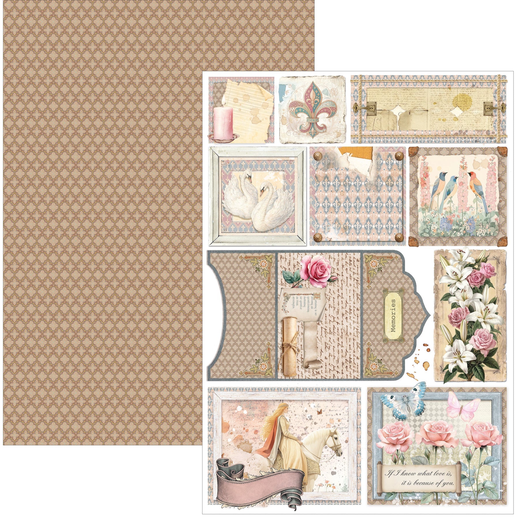 Courtly Love A4 Creative Pad