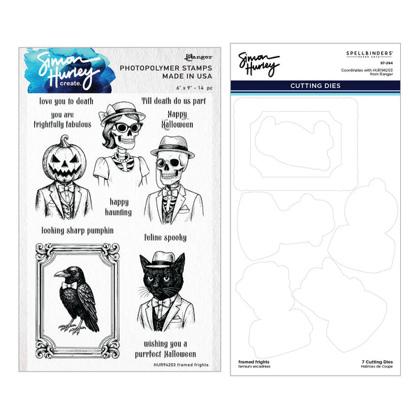 Framed Fright Stamp & Die Bundle | Simon Hurley