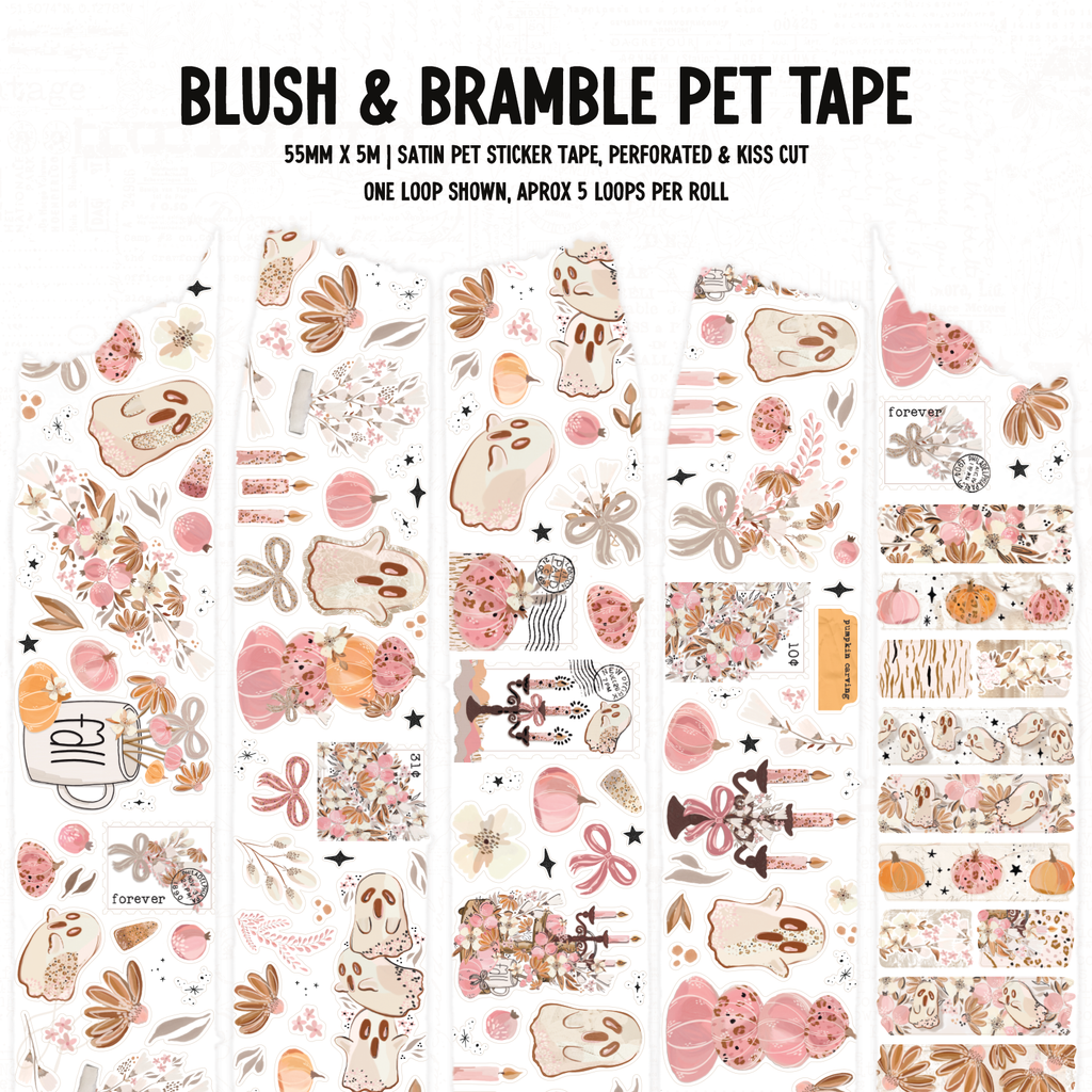 Blush & Bramble Satin Kiss-Cut pet Tape