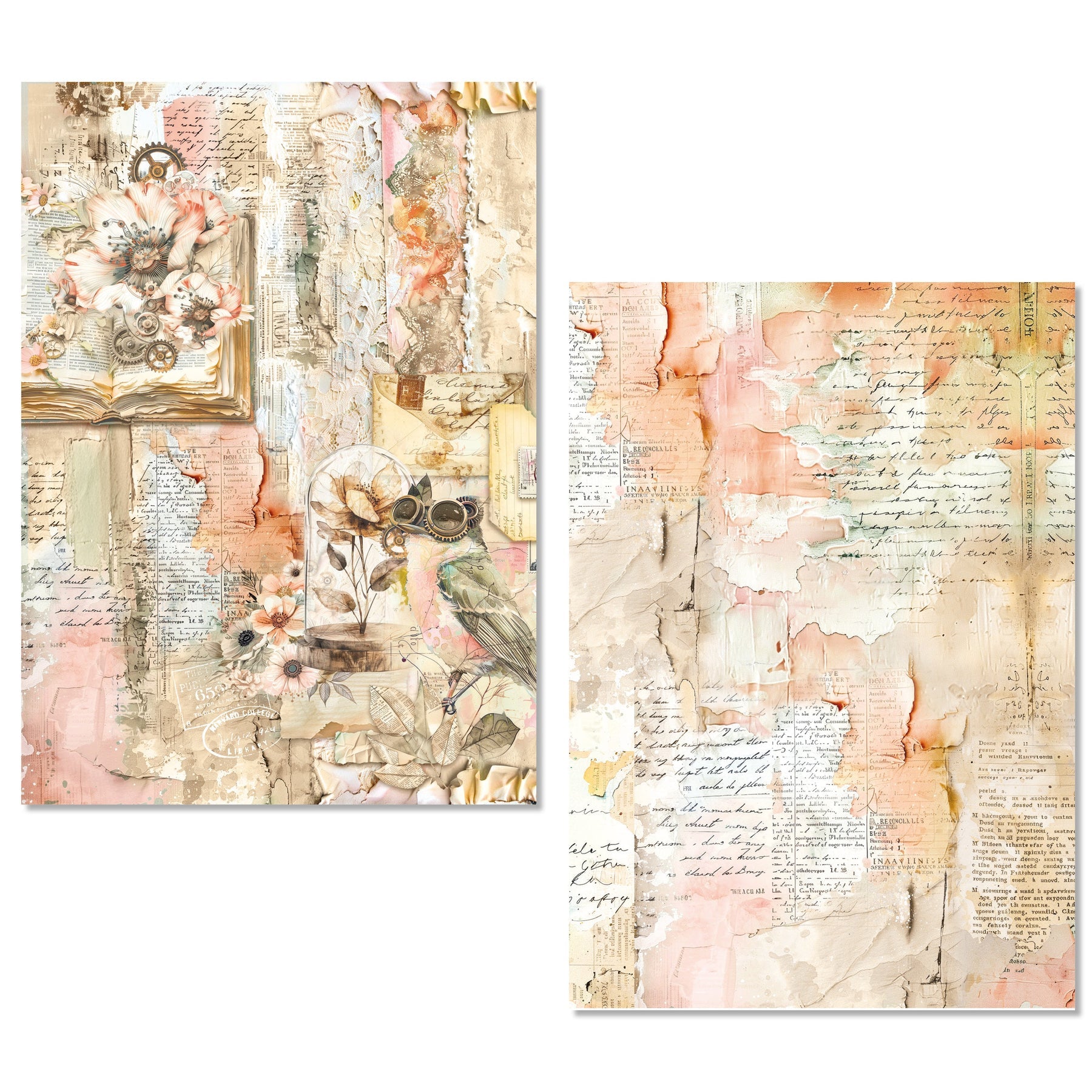 Lost in Time A5 Mixed 8pc Rice Paper