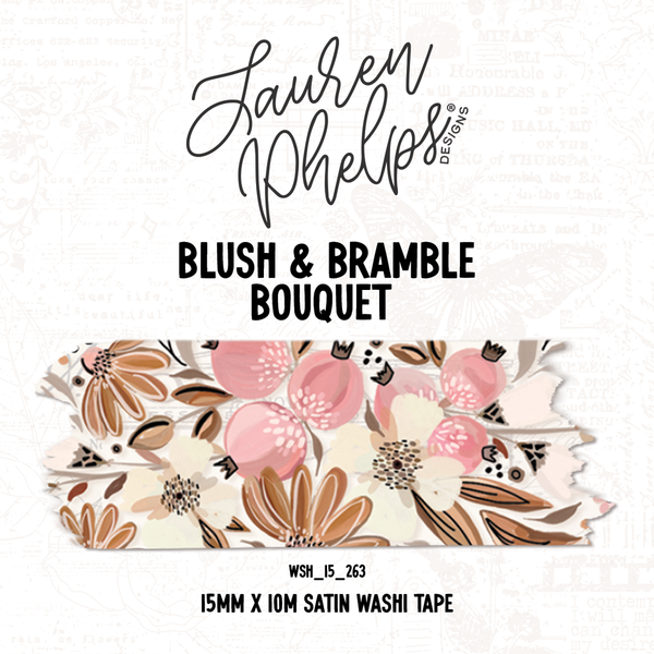 Blush & Bramble Bouquet Washi Tape