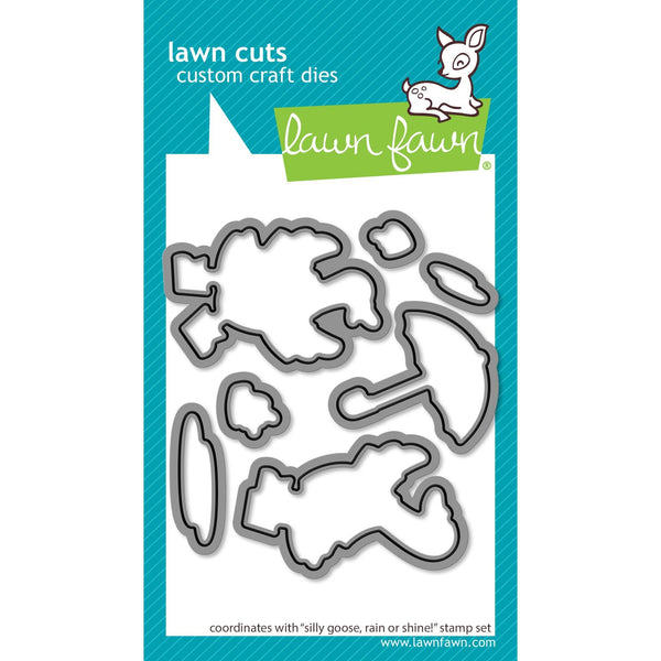 Silly Goose Rain or Shine! Stamp + Die + Stencil Set