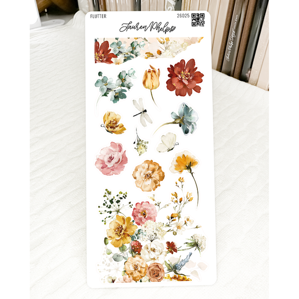 Flutter Collection | Deco 3 Sticker Sheet