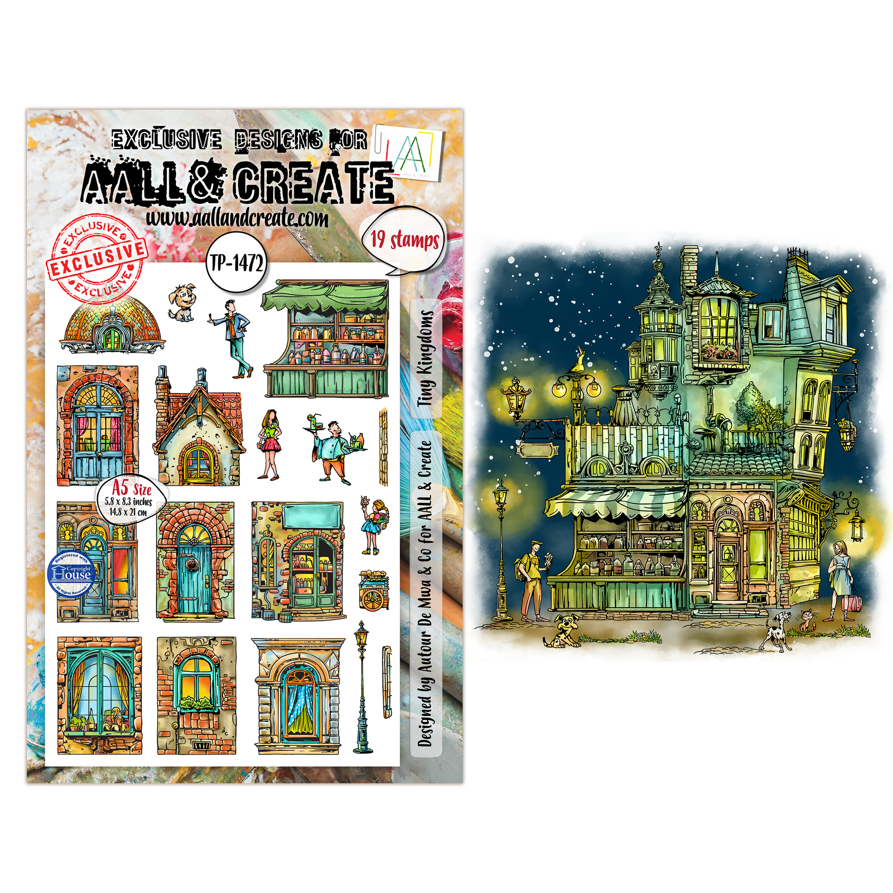 Tiny Kingdoms A5 Stamp Set No. 1472