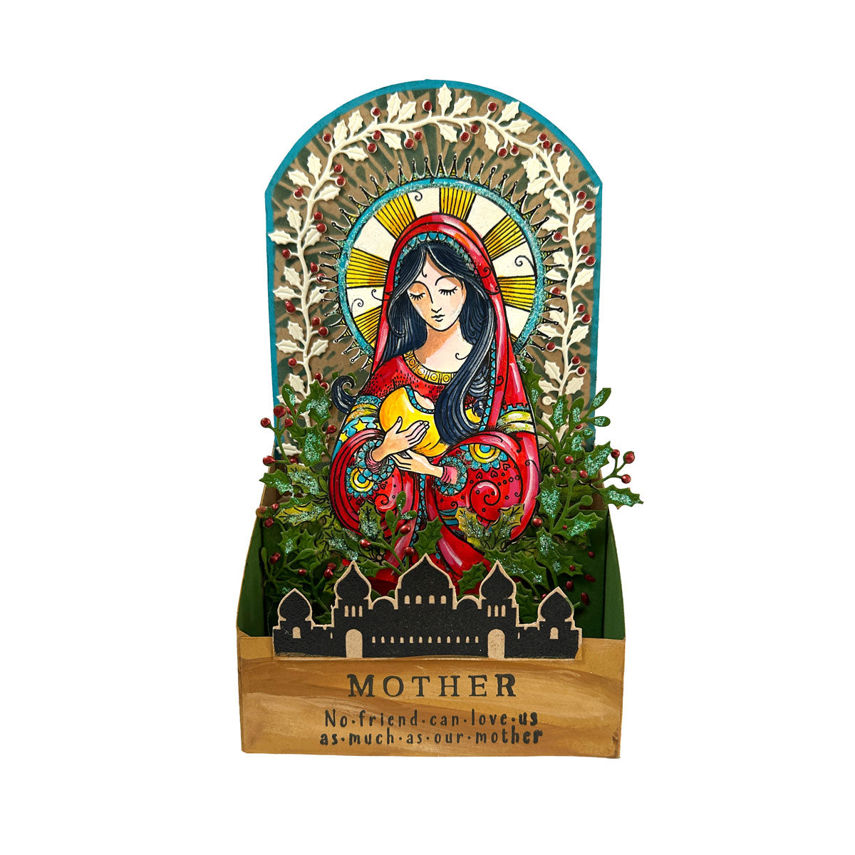 Christmas Mother Mary Clear Stamp Set | Quiet Grace
