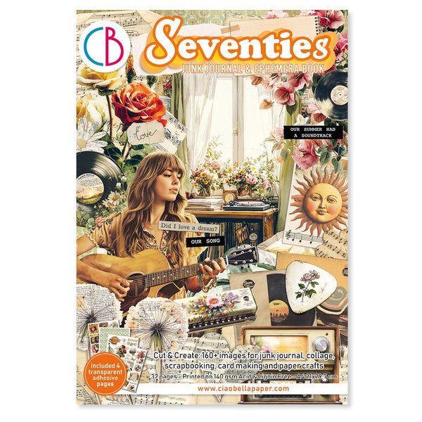 Seventies A4 Junk Journal & Ephemera Book