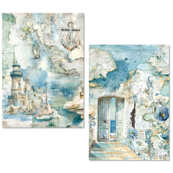 Edge of the Ocean A5 Mixed 8pc Rice Paper