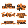 Classic Mouse Trick-or-Treat Sentiments Stamp & Die Set