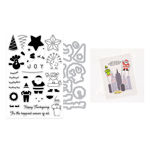 On Parade Stamp + Die Set | Oh What Fun Add-On