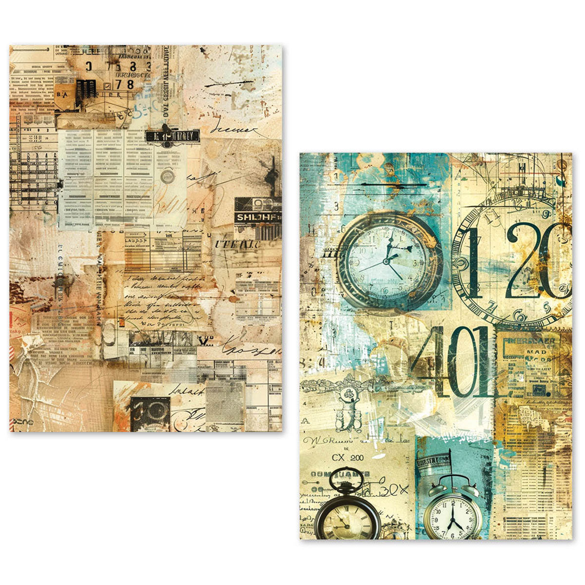 Fragments of Time 24pc A5 Tissue Paper Set