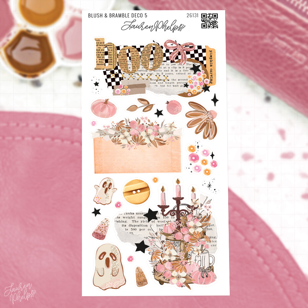 Blush & Bramble Deco 5 Sticker Sheet
