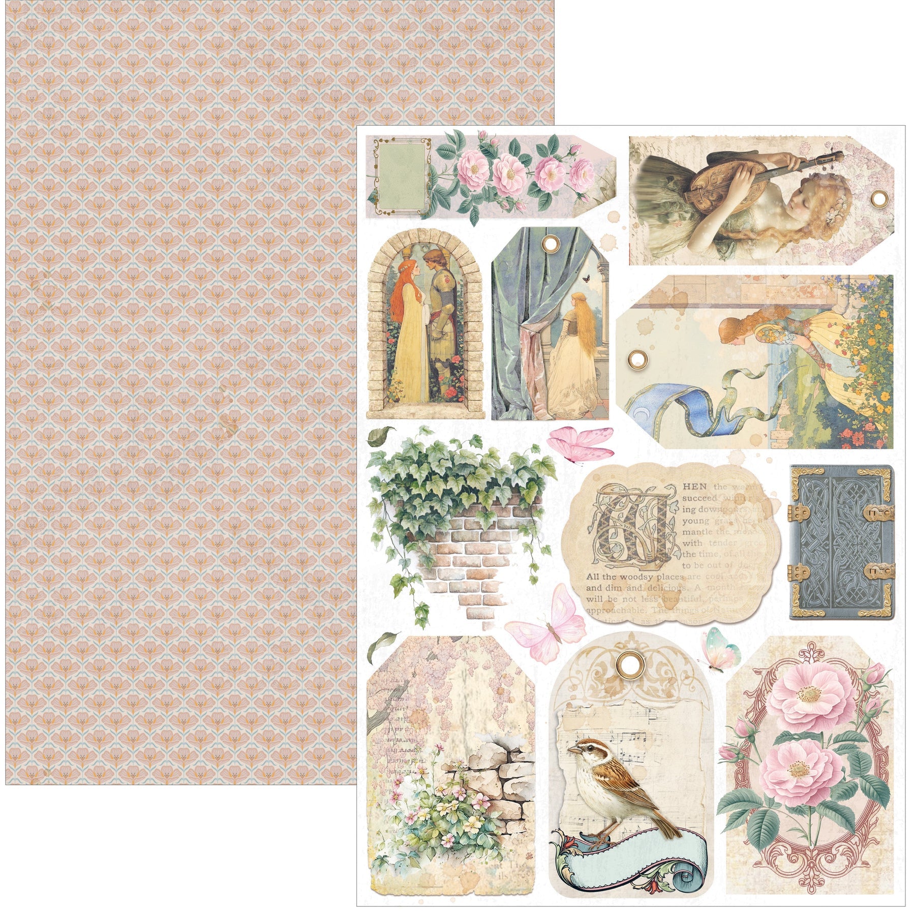 Courtly Love A4 Creative Pad