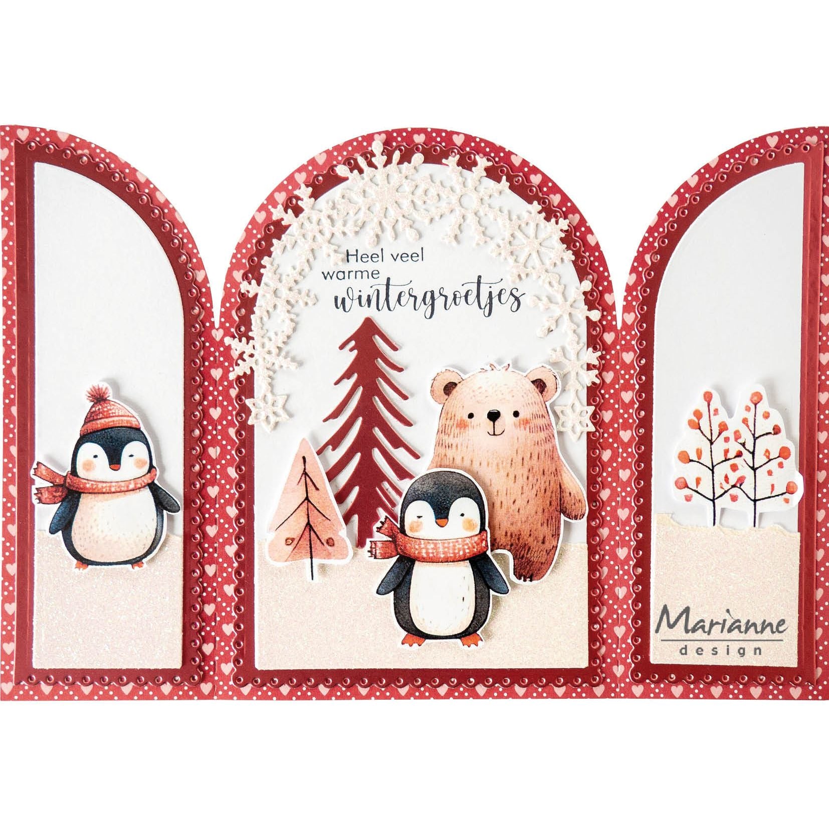 Trifold Card Base Die Set | Creatables