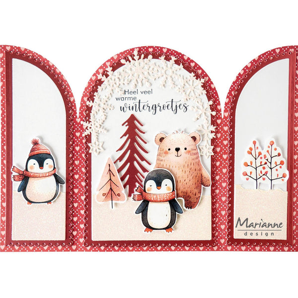 Trifold Card Base Die Set | Creatables