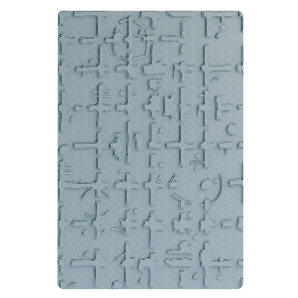 Grid Graph Multi-Level Embossing Folder | Seth Apter