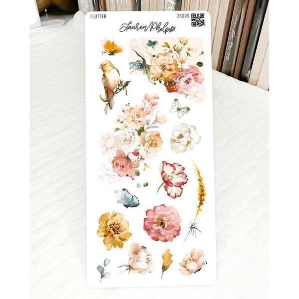 Flutter Collection | Deco 4 Sticker Sheet