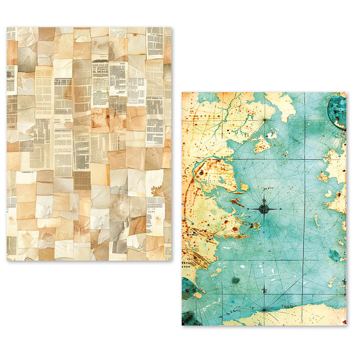 Fragments of Time 24pc A5 Tissue Paper Set