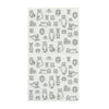 Chat Forest Animals 2590 Clear Sticker Sheet
