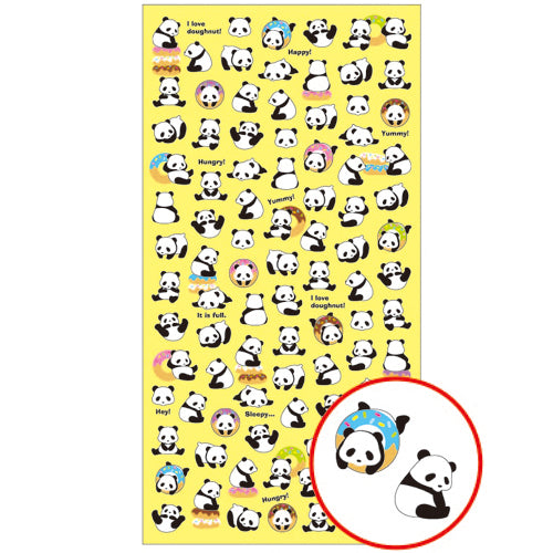 Putit Donut Panda Mini Sticker Sheet