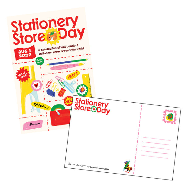 {coming soon!} Catalog Pattern Postcard 2 | Stationery Store Day 2026