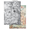 Gardens of Time Junk Journal Book | Backgrounds, Stickers, and Cut-outs