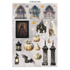 Halloween Junk Journal Book | Backgrounds, Stickers, and Cut-outs