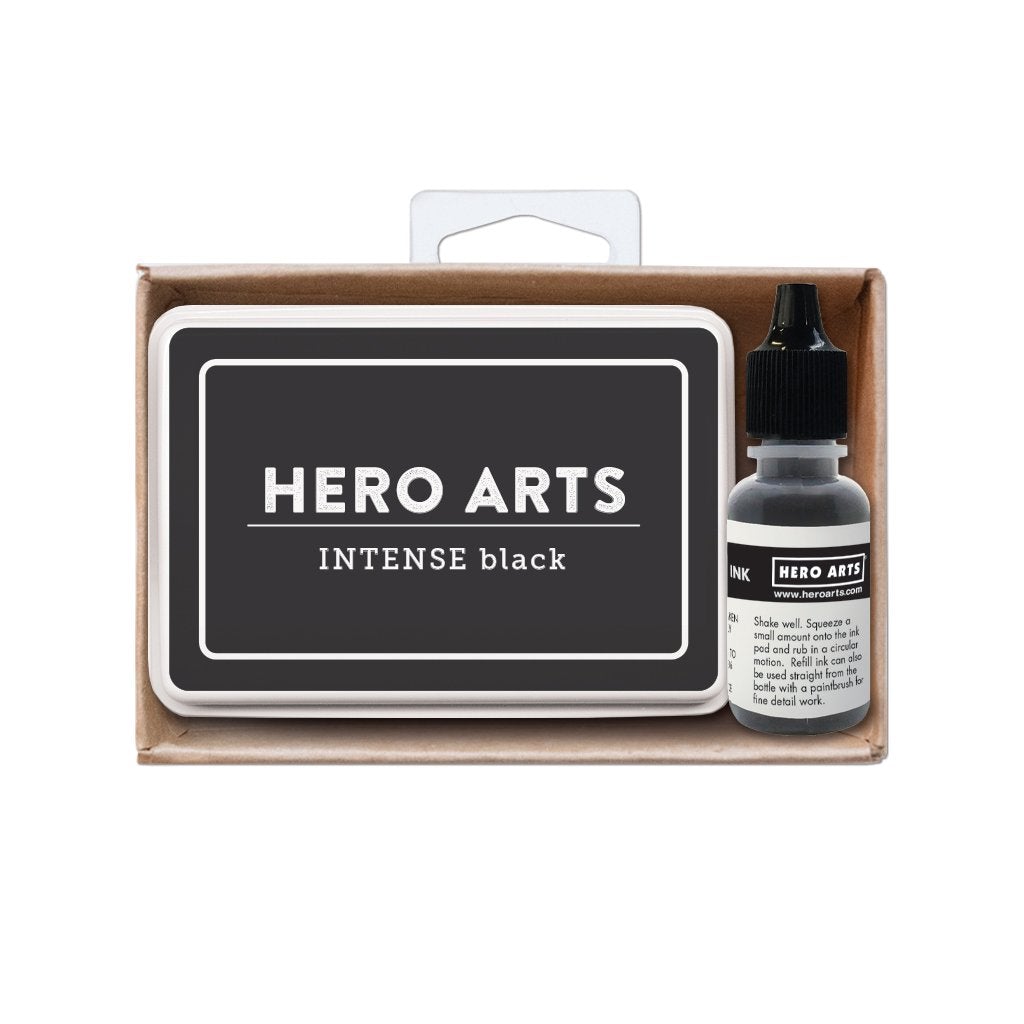 Intense Black Ink Pad + Reinker Bundle
