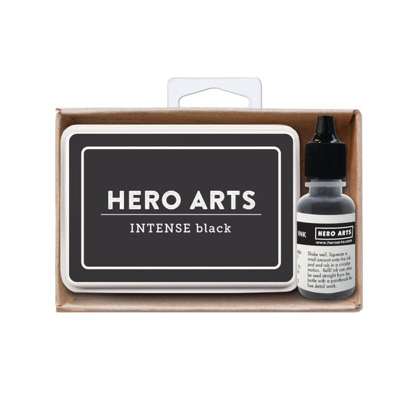 Intense Black Ink Pad + Reinker Bundle