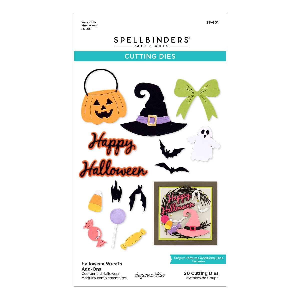 Halloween Wreath Add-Ons Etched Dies | Beautiful Wreaths Collection