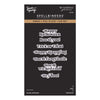 Spooky Sentiments Press & Foil Plate + Die Set | Simon Hurley
