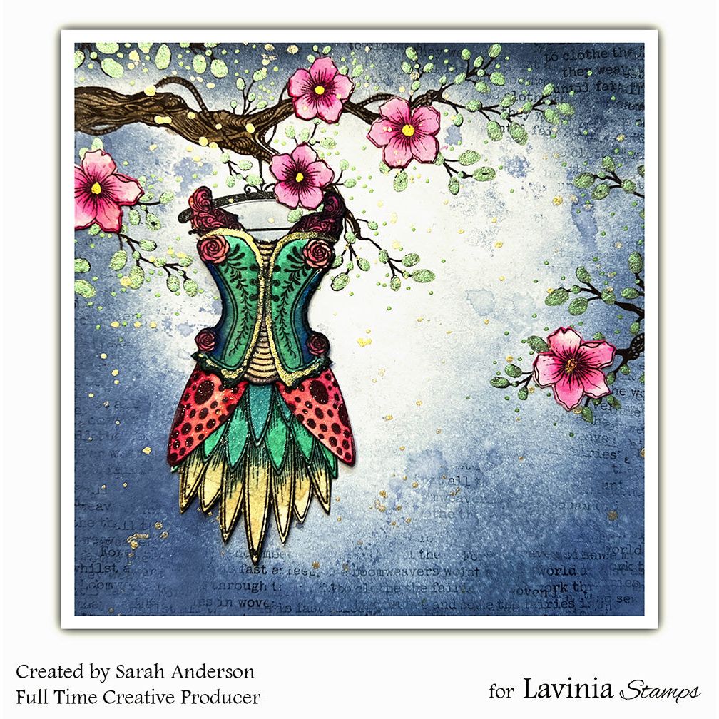 Roselles Tulle Stamp