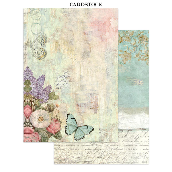 Wonderland Junk Journal Book | Backgrounds, Stickers, and Cut-outs