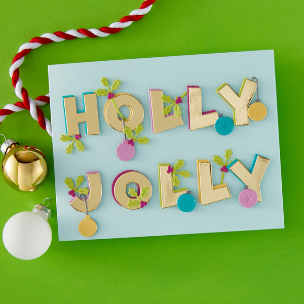 Classic Mouse Holiday Wreath Etched Dies