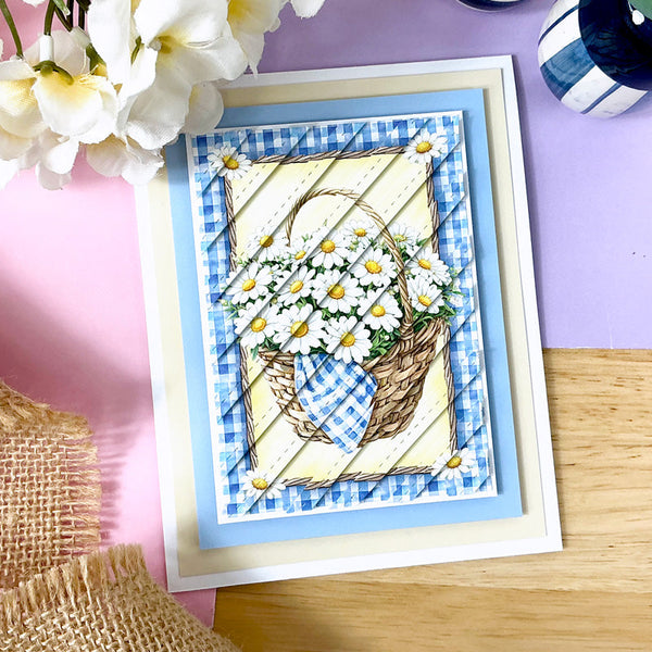 Rectangle Striped Panel Die Set | Moonstone Dies